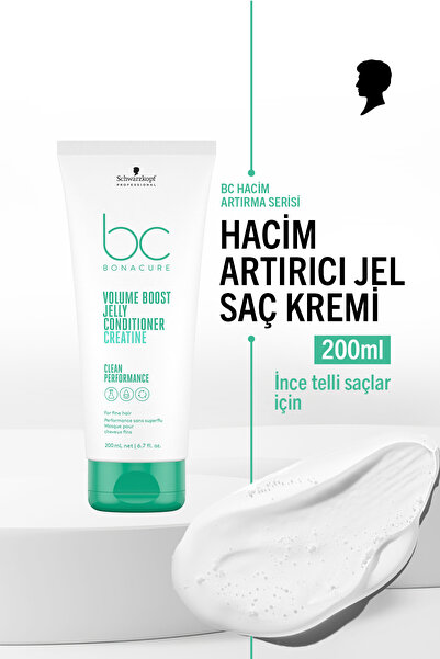 Bonacure Hacim Arttırıcı Jel Saç Kremi 200ml | İnce Telli Saçlar İçin Dolgunluk