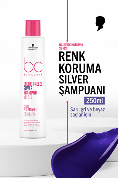 Bonacure BC Clean Renk Koruyucu Gümüş Şampuan 250ml
