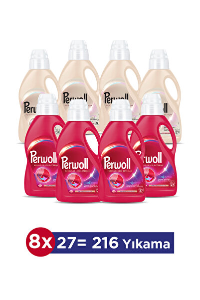 Perwoll Yenileme Renkliler 4x 1.485 ml 27 Yıkama Açık Renkliler 4x 1.485 ml 2...