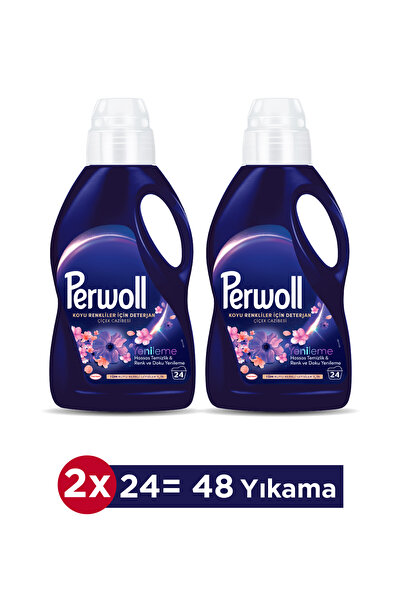 Perwoll Yenileme Koyu Renkliler Çiçek Cazibesi 2x 1.485 ml 48 Yıkama