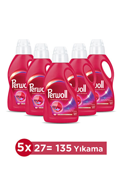 Perwoll Yenileme Renkliler 5x 1.485 ml 135 Yıkama