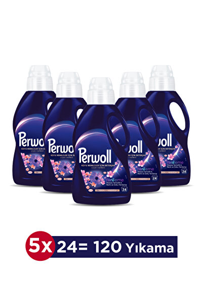 Perwoll Sıvı Deterjan Koyu Renkliler Çiçek Cazibesi 5x1.32L – 120 Yıkama İçin...