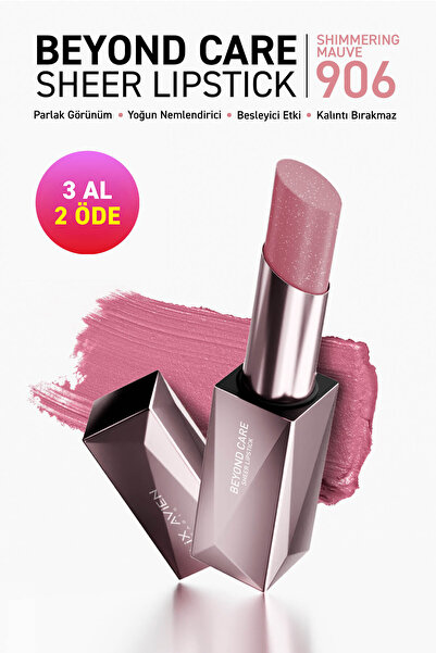 Alix Avien Beyond Care Sheer Lipstick 906 - Shimmering Mauve - Yoğun Nemlendi...