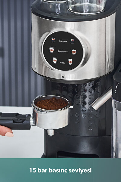 HOMEND Coffeebreak 5015H Süt Köpürtücülü Otomatik Espresso Makinesi