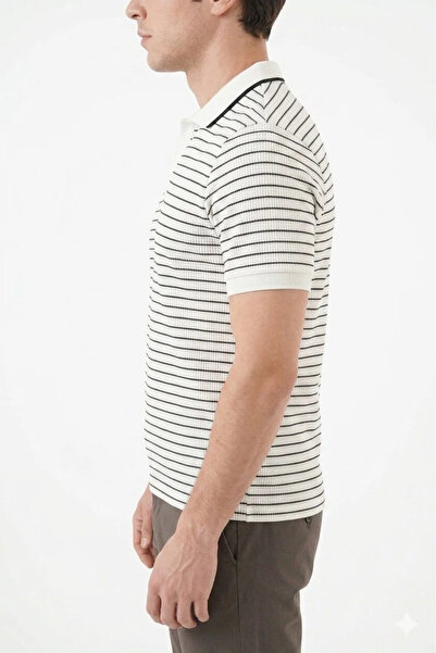 Cazador CAZ 44700 TRICOU POLO YK ECRU
