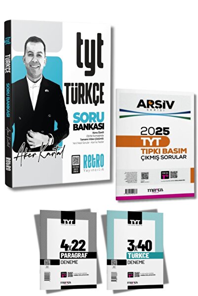 Marka Yayınları 2026 TYT Türkçe Soru Bankası Aker Kartal - 2025 Tıpkı Basım Ç...