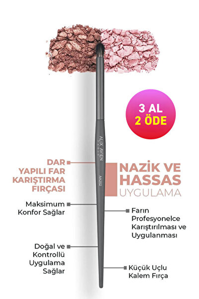 Alix Avien Dar Yapılı Far Karıştırma Fırçası - Pencil Brush AA202