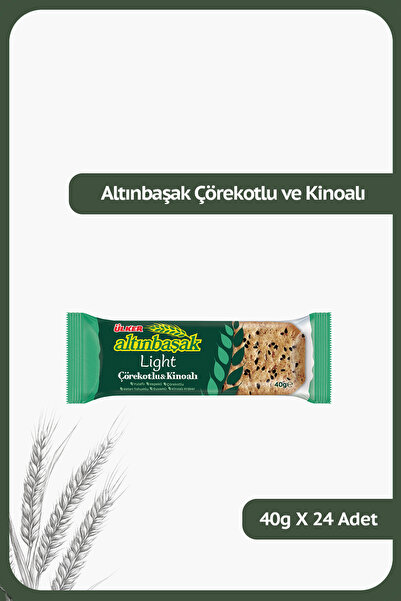 Ülker ALTINBAŞAK Çörekotlu & Kinoalı Kraker - 40 gram - 24 Adet