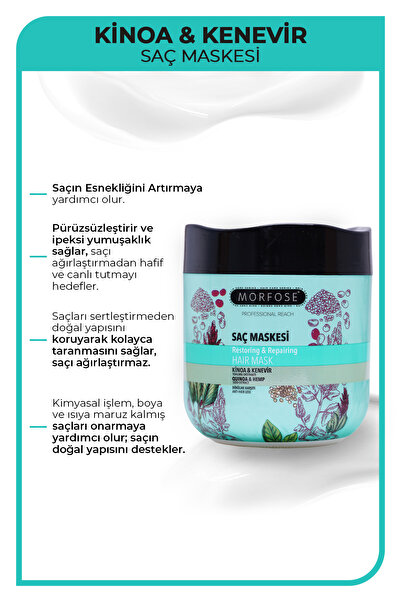 Morfose Kinoa Saç Maskesi 500 ml