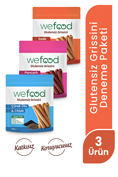 Wefood Glutensiz Grissini Deneme Paketi