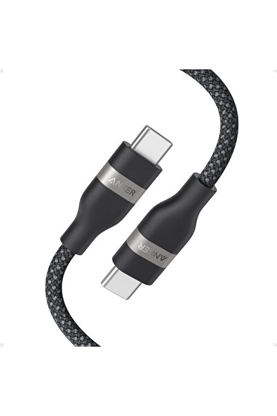 Anker Nano 240W USB-C - USB-C Hızlı Şarj Kablosu, 1,8 Metre, Siyah - A82E2