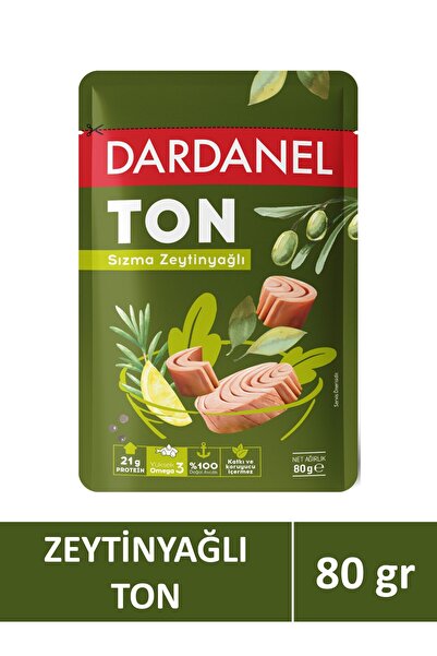 Dardanel Zeytinyağlı Ton Balığı Poşet 80 Gr