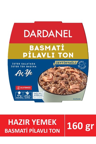 Dardanel Aç Ye Hazır Yemek Basmati Pilavlı Ton Balığı 160 gr