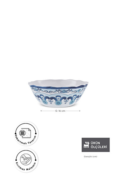 Karaca Blue Harmony Melamin Kase 16 cm