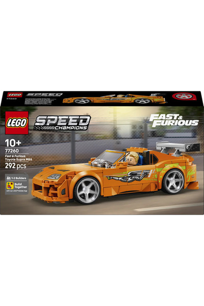 LEGO ® Speed Champions Hızlı ve Öfkeli Toyota Supra MK4 77260 - 10+ için Oyuncak Yapım Seti (292P)
