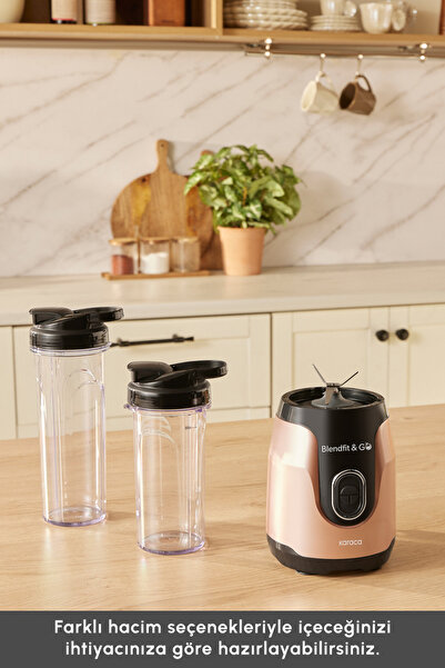 Karaca Blendfit Go Personal Çift Hazne Sporcu Blender - Kişisel Smoothie Blen...