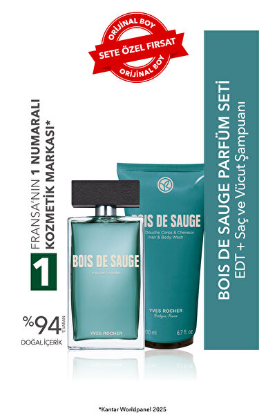 Yves Rocher Bois de Sauge Parfüm Seti-9916865