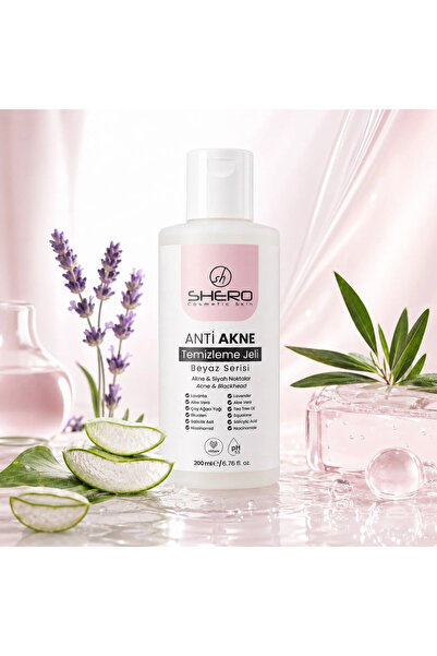 Anti Akne Temizleme Jeli Beyaz Serisi Akne ve Siyah Nokta Karşıtı 200 ml