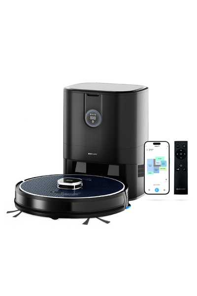 Şımart katya V+ Akıllı Robot Süpürge 15000Pa Premium Otomatik Toz Toplama Üni...