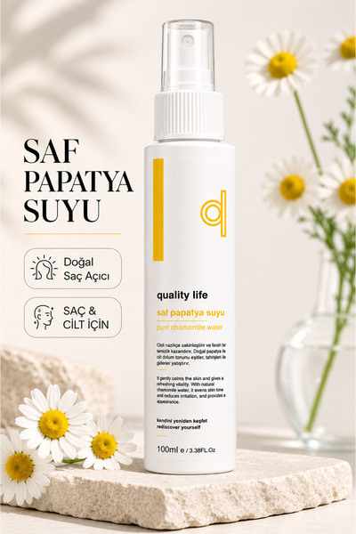 Quality Life Doğal Papatya Suyu Saç Açıcı Sprey Saç Renk Açıcı Saf Saç Toniği...