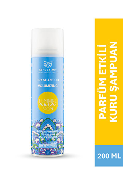ASHLEY JOY Feminine Aura Sport UV Koruma Ekstra Hacim Kuru Şampuan 200 ml Lim...