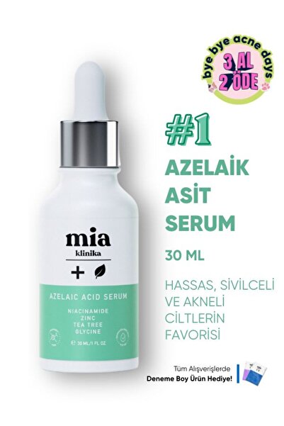 mia klinika Sivilceli Ve Hassas Ciltlere Uygun Azelaik Asit Serumu