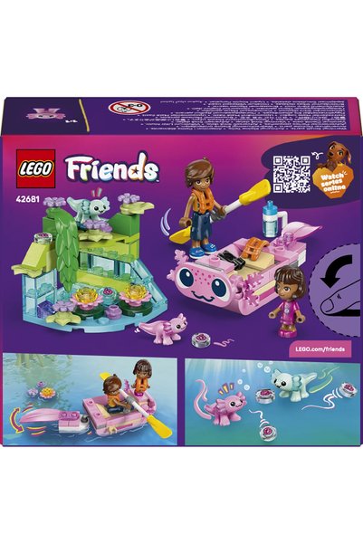 LEGO ®   مجموعة ألعاب فريندز أكسولوتل للمغامرات 42681 - مجموعة ألعاب للأطفال فوق سن 5 سنوات (95 قطعة)