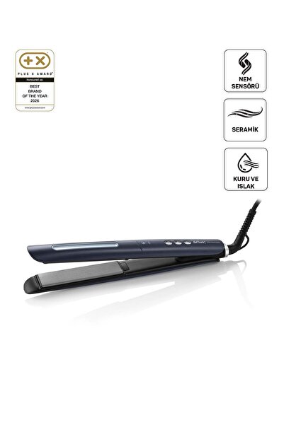 Arzum Ar5168 Revolution Protect Hair Straightener, Ceramic Plate, Platinum Gray