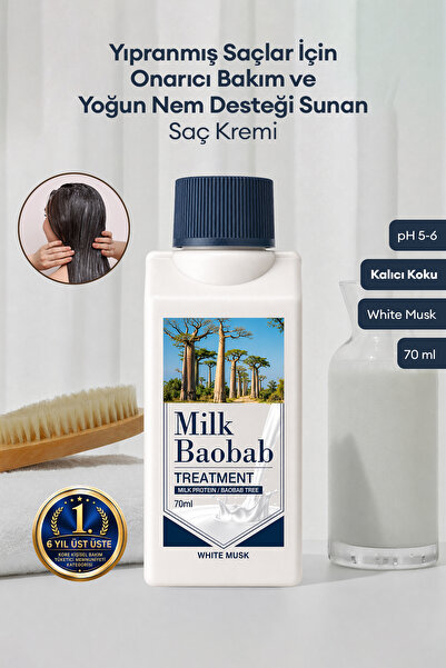 Milk Baobab Yıpranmış Saçı Onaran Nemlendirici Saç Kremi Original Treatment (...