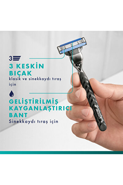 Gillette Mach3 Yedek Tıraş Bıçağı 4'lü