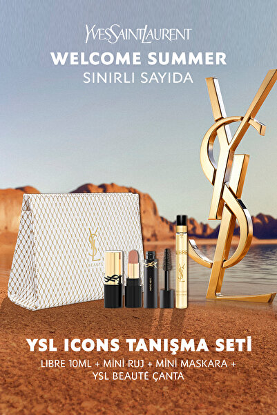 Yves Saint Laurent YSL Icons Tanışma Seti - LIBRE & Rouge Pur Couture Mini & ...