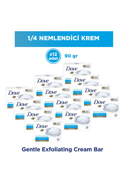 Dove Beauty Cream Bar Gentle Exfoliating Nemlendirici Krem 90 g x12