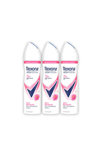 Rexona Kadın Sprey Deodorant Sexy Bouquet 150 ml x3