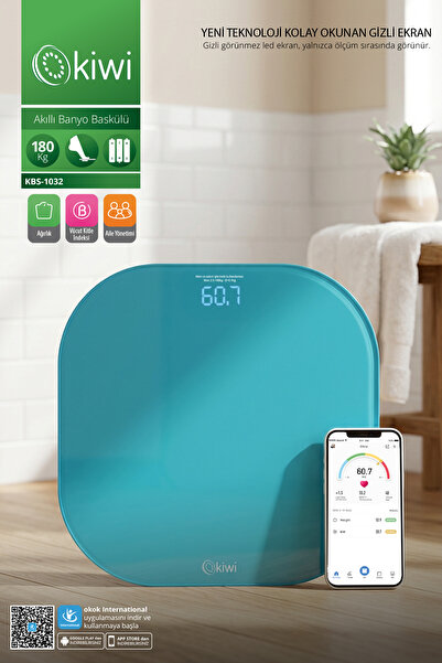 Kiwi KBS-1032 Akıllı Banyo Baskülü