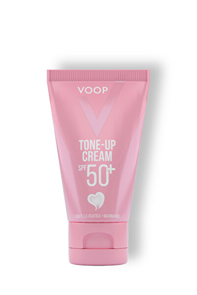 VOOP Tone-Up Güneş Kremi SPF 50+ | Cilt Tonu Eşitleyici Güneş Koruyucu