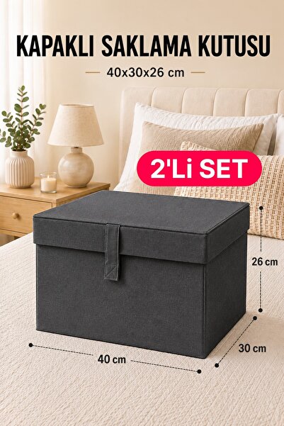 Helen's Home 2 komada mini kutije za odlaganje sa poklopcem - Organizator kut...