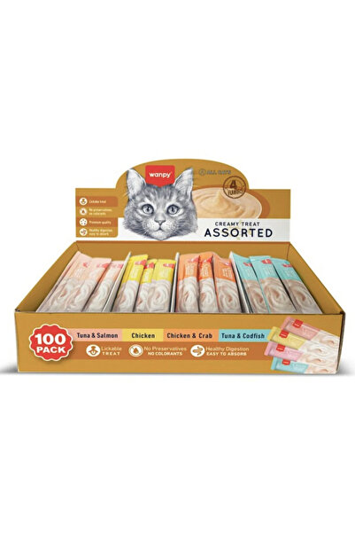 Wanpy Kedi Sıvı Ödül Karma 100*14G