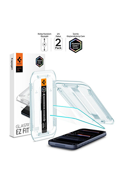 Spigen Γυάλινο προστατευτικό οθόνης για iPhone 16 Pro Γυαλί εύκολης εγκατάστα...