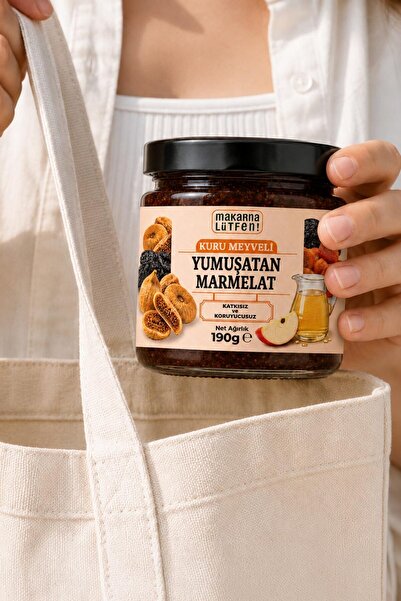 Makarna Lütfen Yumuşatan Marmelat (Kuru İncir-Kayısı-Erik - 190 gram)