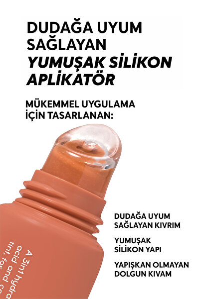 Cream Co. Nemlendirici Parlatıcı 3in1 Lip Balm | Dudak Bakım | Sugar Cookie Bej | Hyaluronik Asit Seramid