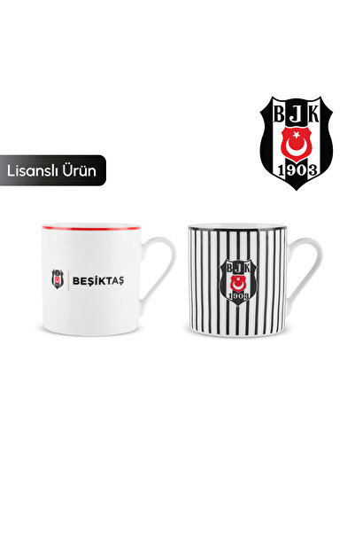 Karaca x Beşiktaş Lisanslı 2 Kişilik Çay Fincan Takımı 230 ml