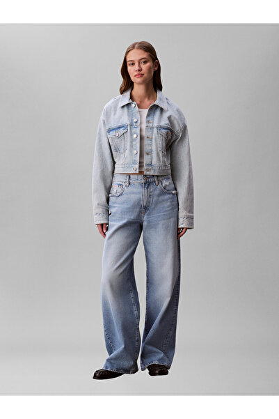 Calvin Klein Jeans ΚΟΝΤΟ ΚΑΠΕΛΟ ΤΡΑΚΕΡ ΞΕΛΑΜΠΡΑΣΜΕΝΟ Β
