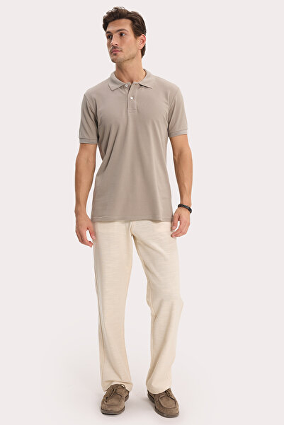 Tudors Ανδρικό μπλουζάκι Slim Fit, 100% βαμβακερό, κοντομάνικο, με λαιμόκοψη ...