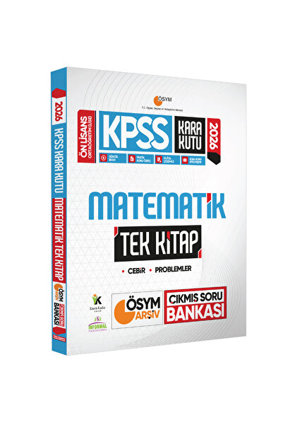 İnformal Yayınları 2026 KPSS Önlisans/Ortaöğretim Kara Kutu Matematik TEK KİT...