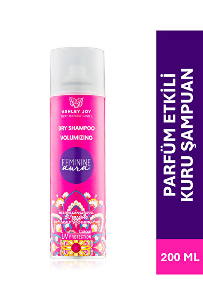 ASHLEY JOY Feminine Aura Dolgunlaştırıcı Hacim Veren Kuru Şampuan 200 ml Yase...