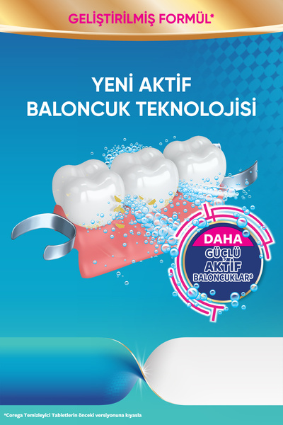 Corega Beyazlatıcı Temizleyici Tablet Leke Kalıntılarına Karşı 30 Adet
