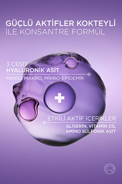 L'Oreal Paris Revitalift Filler [Saf Hyaluronik Asit] İçeren Nemlendirici Kırışıklık Karşıtı Serum 30 ML