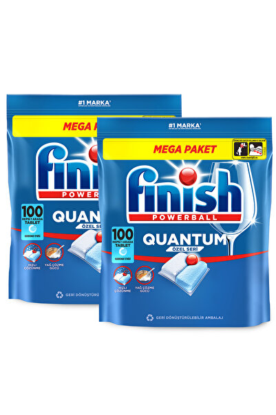 Finish Quantum Özel Seri Bulaşık Makinesi Deterjanı Kapsül Tablet 200 Adet (100 x 2)