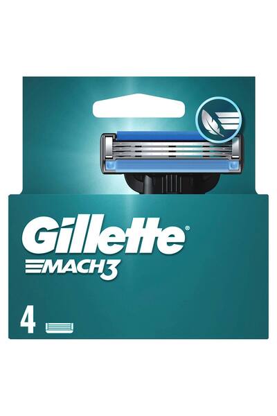 Gillette Mach3 Yedek Tıraş Bıçağı 4'lü