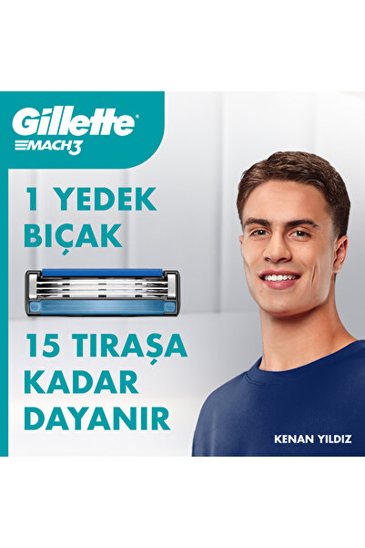 Gillette Mach3 Yedek Tıraş Bıçağı 4'lü